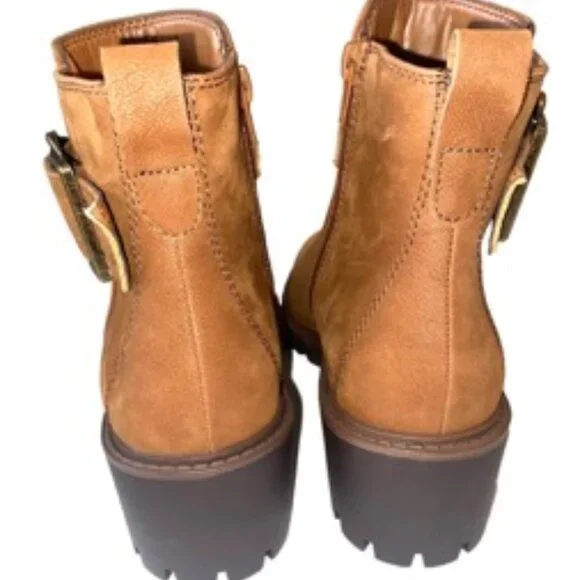 Bamboo Bootie Hopeful Women's Chelsea Boots Brown Tan Size 6.5 - Picture 6 of 6